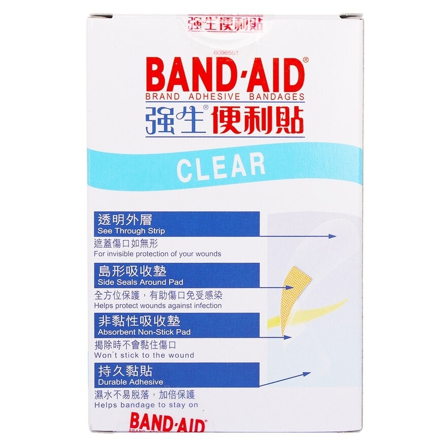 BANDAID Band-aid Clear 20's