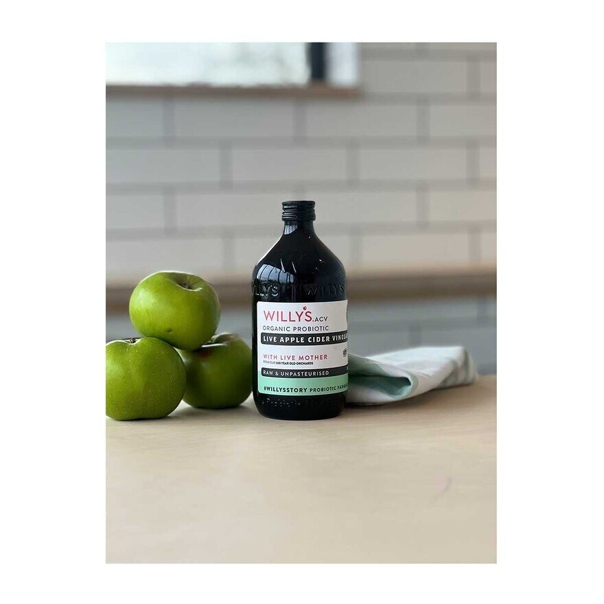 WILLY'S Org Apple Cider Vine.(w/live Mother)