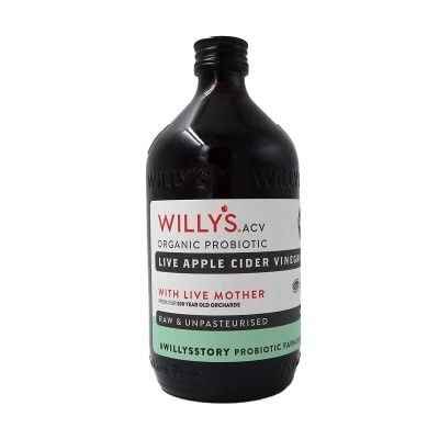 WILLY'S Org Apple Cider Vine.(w/live Mother)