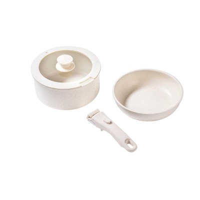 CLOROX Frying Pan W/ Detachable Handle Set