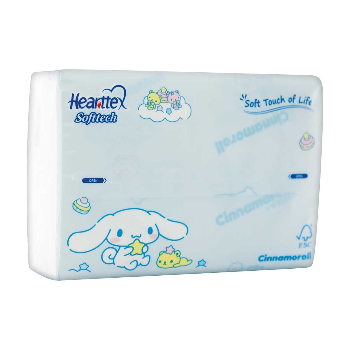 HEARTTEX Sanrio Fsc 3ply Softpack 8’s