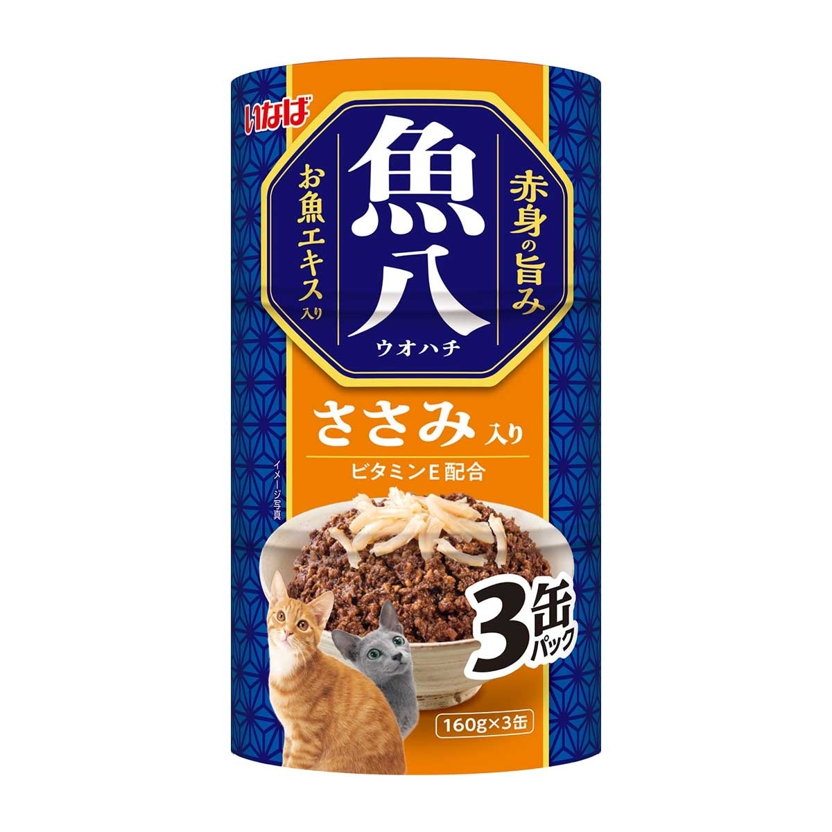 INABA Uohachi With Sasami Meat 3cans