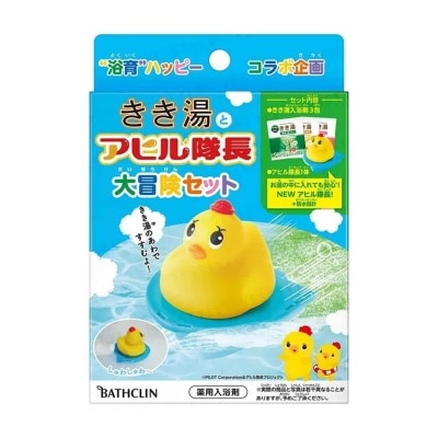 BATHCLIN ＫＩＫＩＹＵ鴨仔隊長大冒險浴鹽套裝