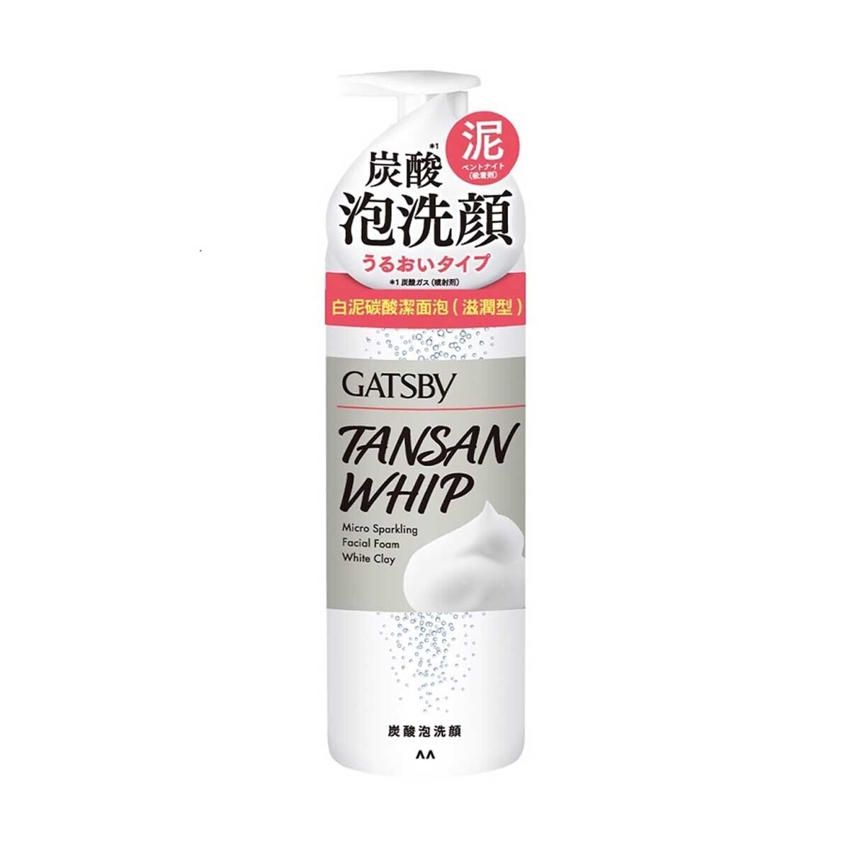 GATSBY Gatsby Micro Sparkling Facial Foam White Clay 200g