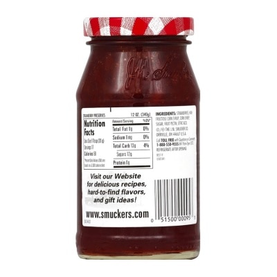 SMUCKER'S Strawberry Preserves