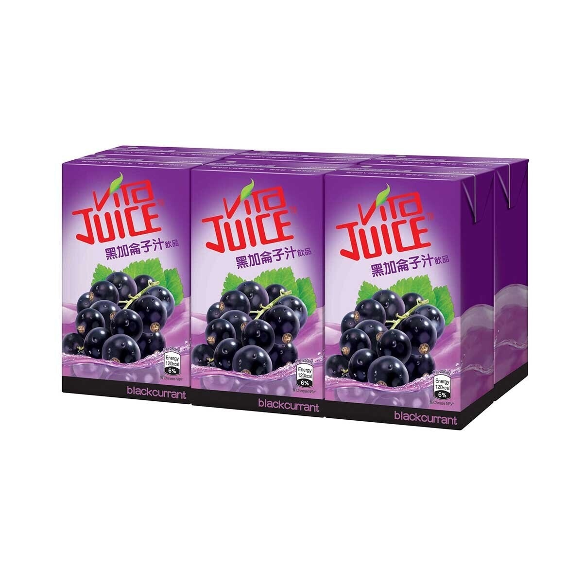 VITA Blackcurrant Juice 250ml (6pack)