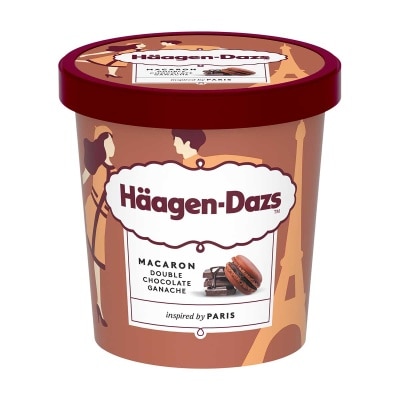 HAAGEN-DAZS 雙重朱古力馬卡龍雪糕家庭裝 [法國](急凍 -18°c)