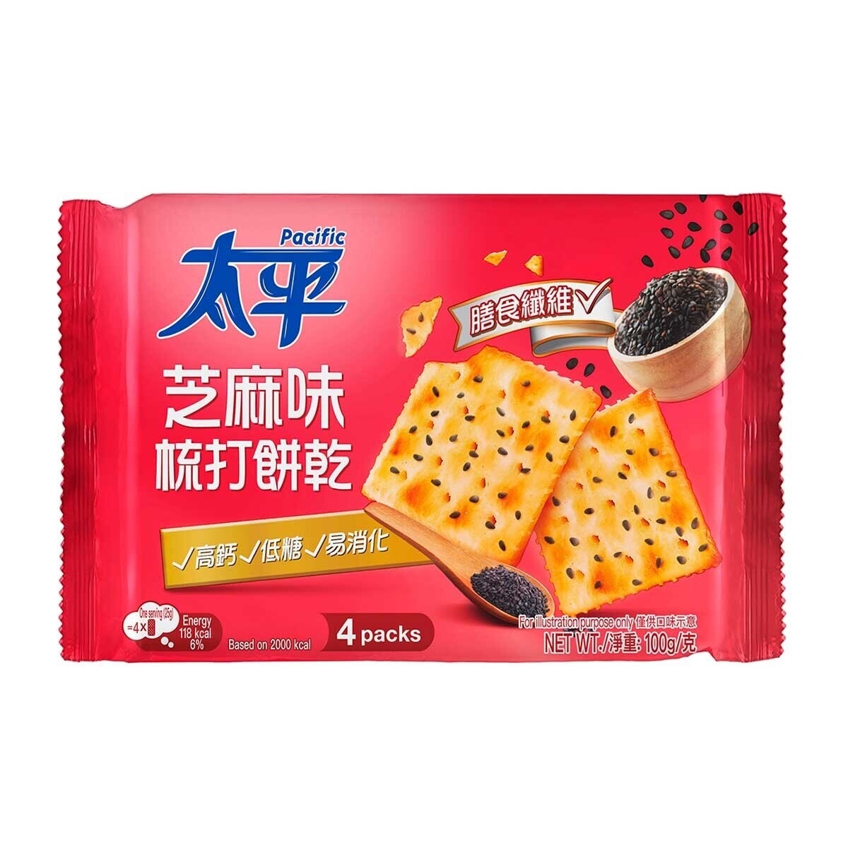 PACIFIC_ Sesame Soda Cracker