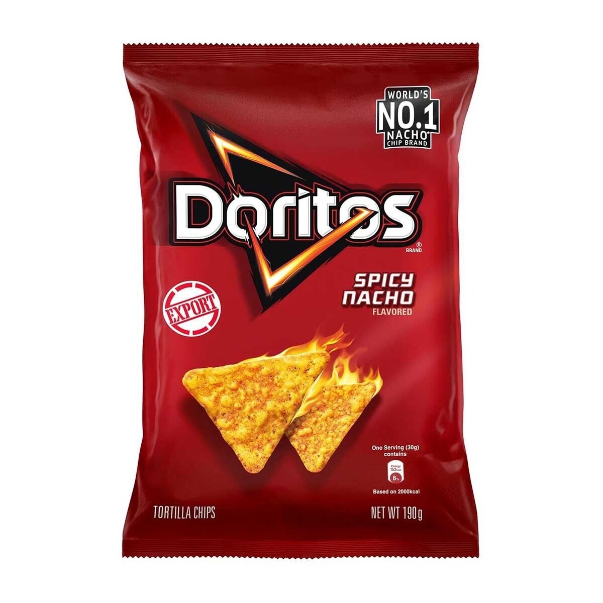 DORITOS Spicier Nacho Flv Tortilla Chips