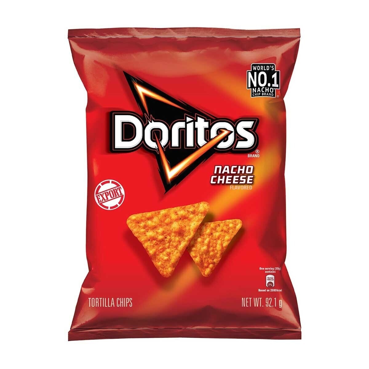 DORITOS Nacho Cheese Flv Tortilla Chips.