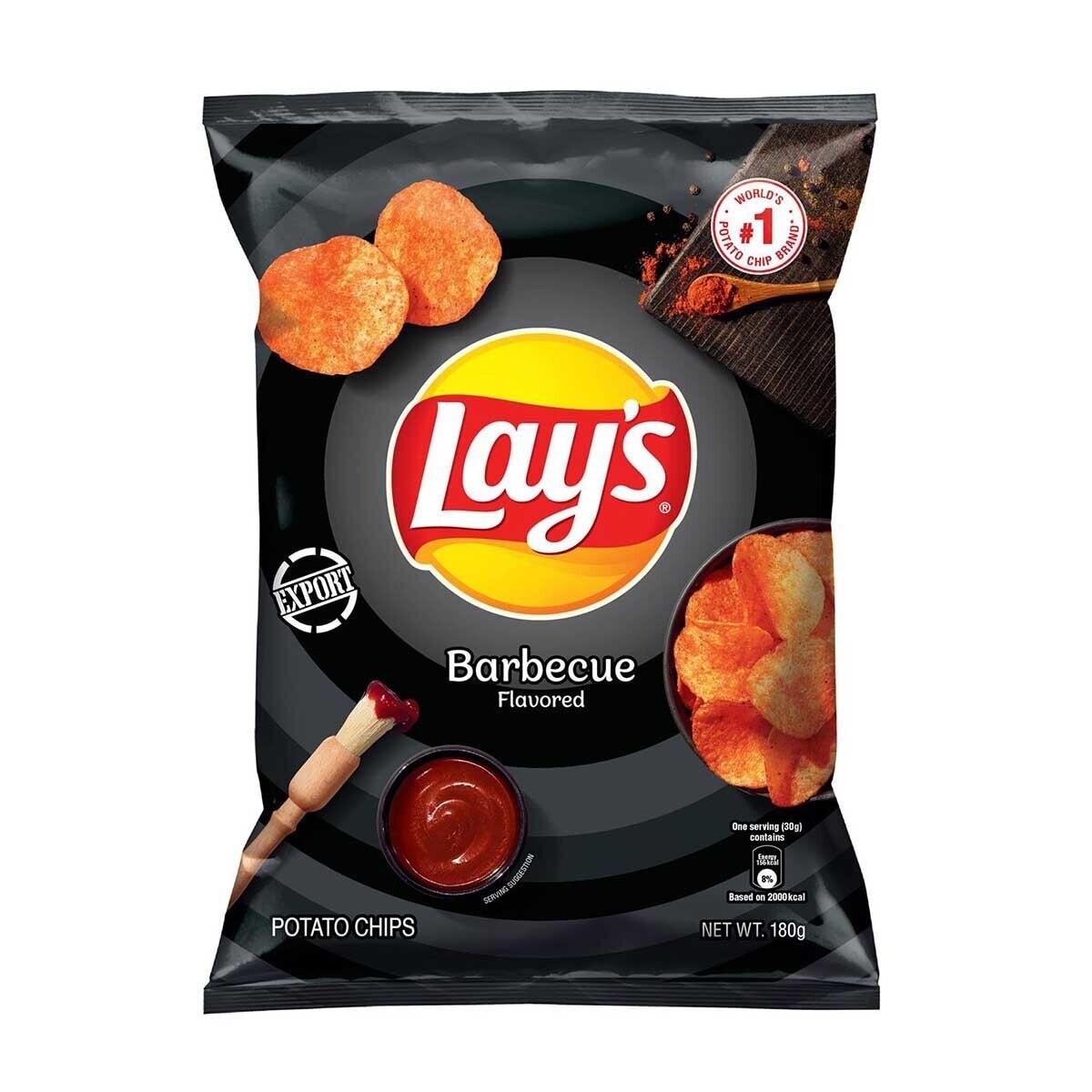 LAY'S Bbq Flv Potato Chips.