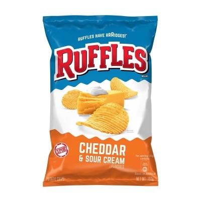 RUFFLES 芝士忌廉味波浪薯片