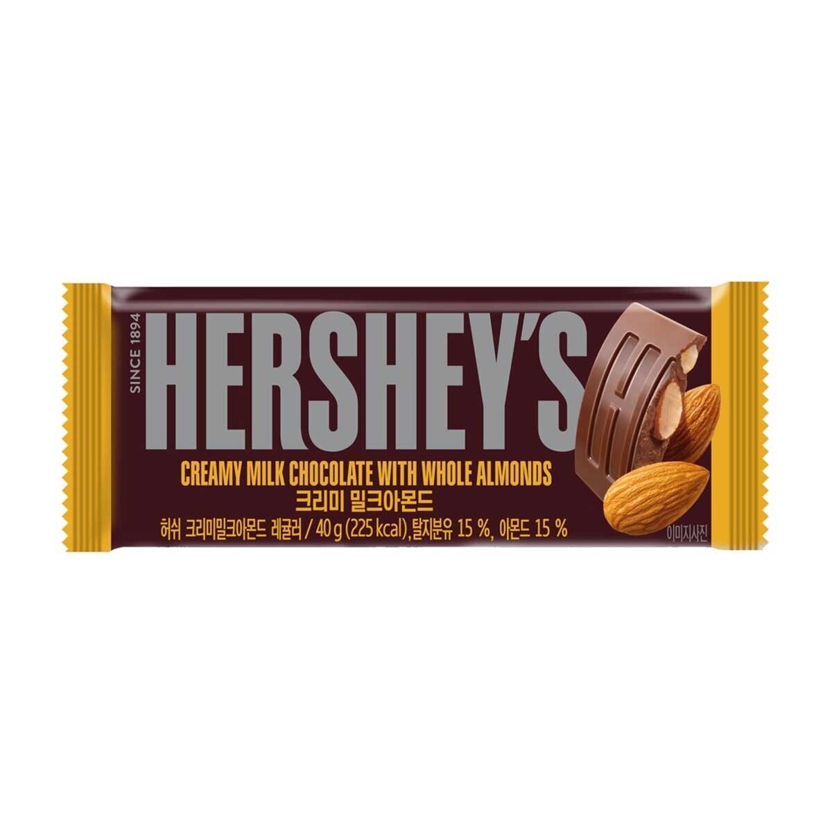 HERSHEY'S Creamy Milk Chocolate W/almonds