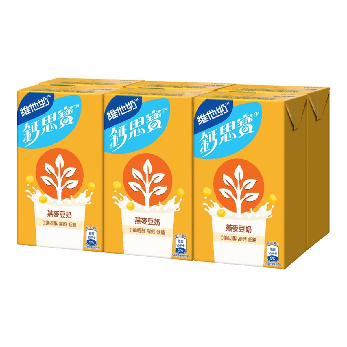 VITASOY CALCI PLUS  Calci Plus Hi-calcium Oat Soya Drink 250ml (6pack)