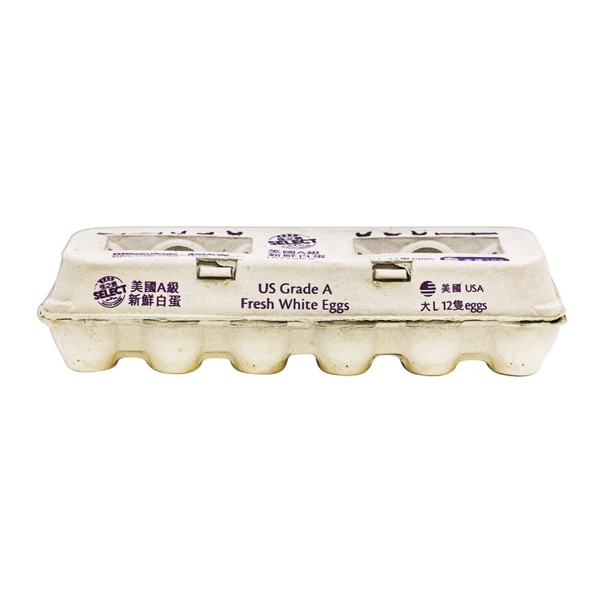 SELECT Us Grade A Fresh White Eggs-l [united States](chilled 0-4°c)