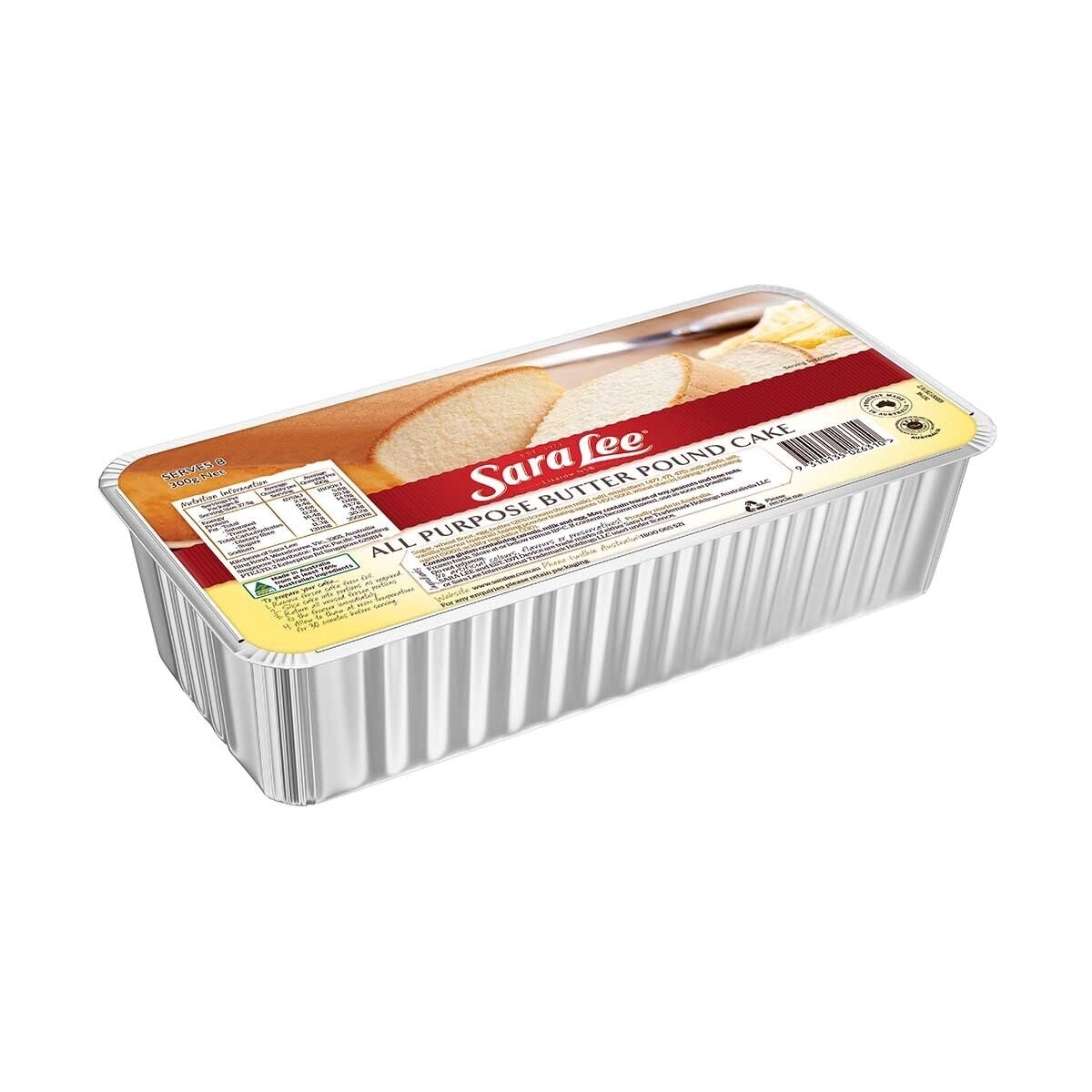 SARA LEE All Purpose Pound Cake [australia](frozen -18°c)