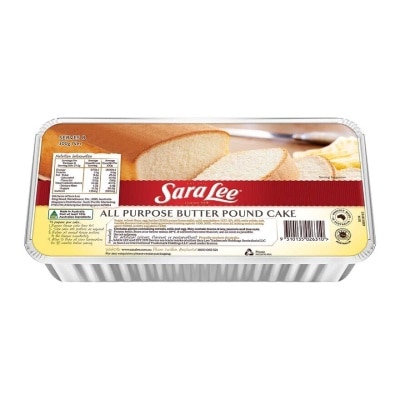 SARA LEE All Purpose Pound Cake [australia](frozen -18°c)