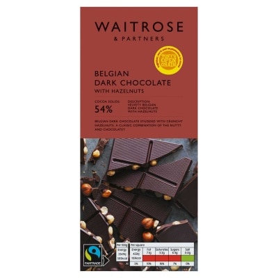 WAITROSE 榛子黑朱古力
