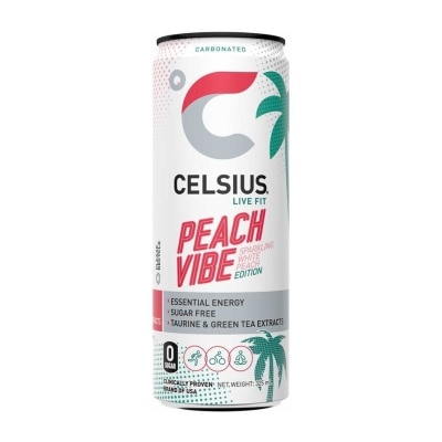 CELSIUS Fitness Drink -sparkling White Peach