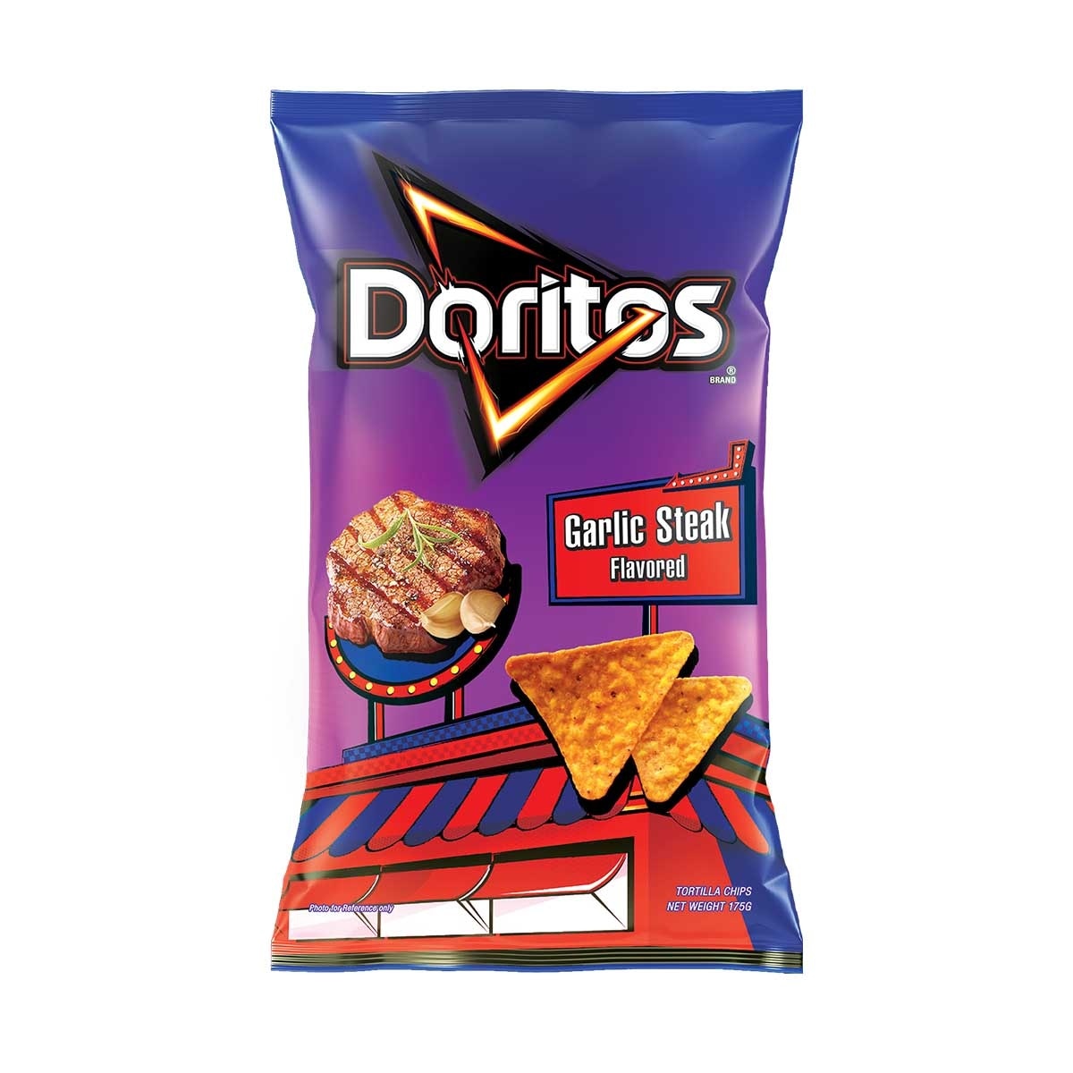 DORITOS Garlic Steak Flavoured