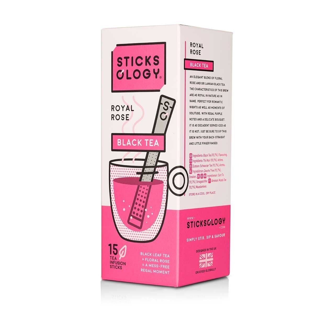 STICKSOLOGY Royal Rose Flavour Black Tea