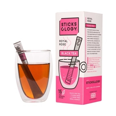 STICKSOLOGY Royal Rose Flavour Black Tea