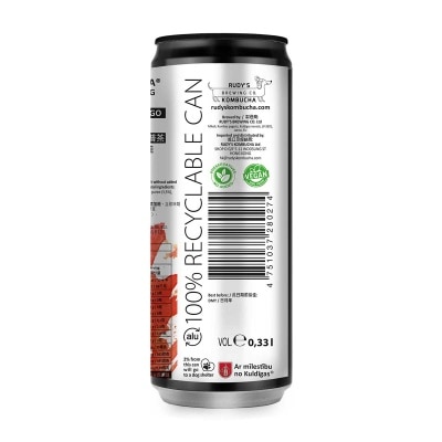 RUDY'S KOMBUCHA Passion Fruit & Mango