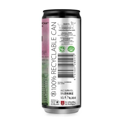 RUDY'S KOMBUCHA Hard Guava (5% Avb)