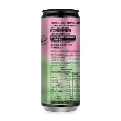 RUDY'S KOMBUCHA Hard Guava (5% Avb)