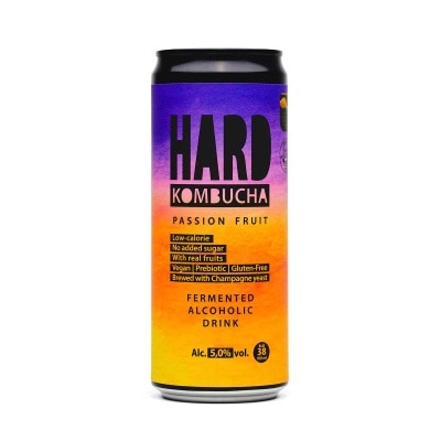 RUDY'S KOMBUCHA - Hard Passion Fruit (5% Avb)