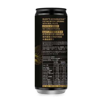 RUDY'S KOMBUCHA Lemon & Ginger
