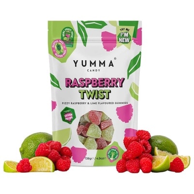 YUMMY CANDY 無麩質覆盆子扭扭軟糖
