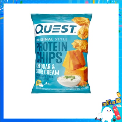 QUEST 原始風格車打芝士酸忌廉味蛋白脆片 (蛋白零食) image