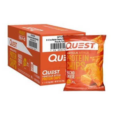 QUEST 玉米片風格芝士醬味蛋白脆片
