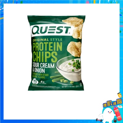 QUEST - 原始風格酸忌廉洋蔥味蛋白脆片