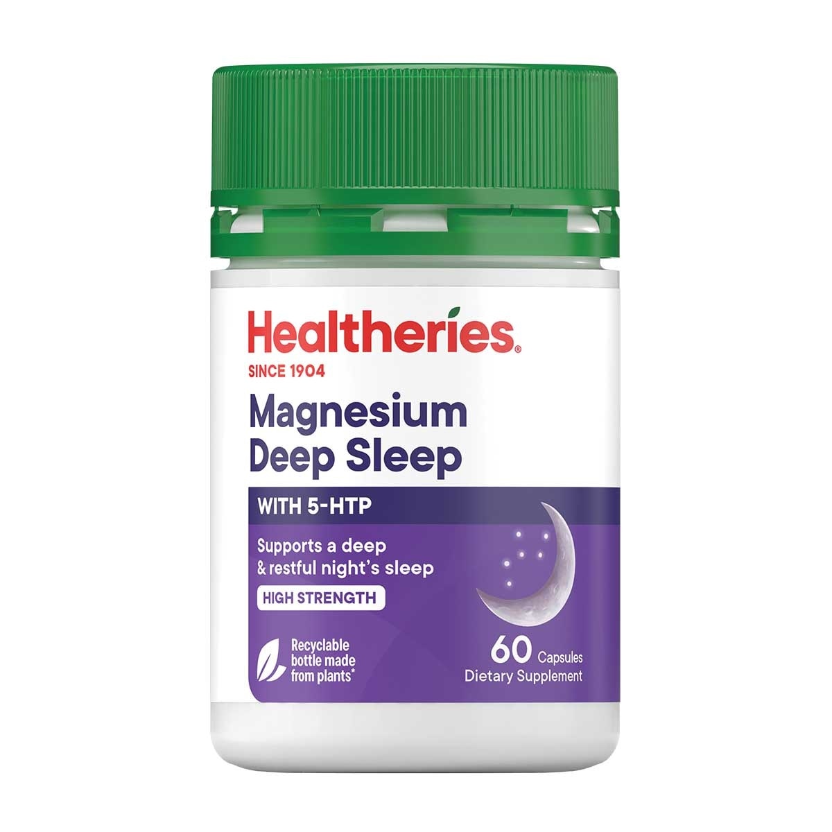 HEALTHERIES Magnesium Deep Sleep With 5htp 60s