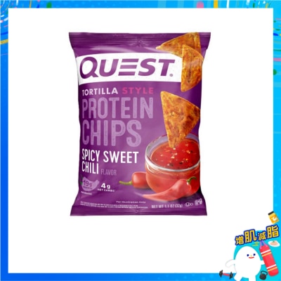 QUEST 玉米片風格甜辣椒味蛋白脆片 (蛋白零食) image