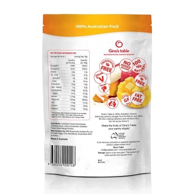 GINA'S TABLE 凍乾蘋果塊芒果粉