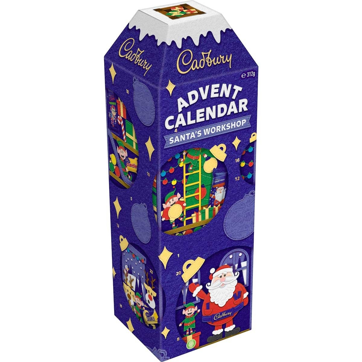 吉百利 聖誕老人朱古力倒數月歷