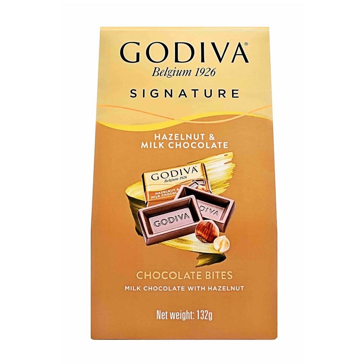 GODIVA Signature Naps Milk Hazelnut Choco