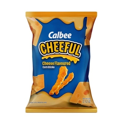 CALBEE Cheeful Cheese Flavoured Corn Sticks