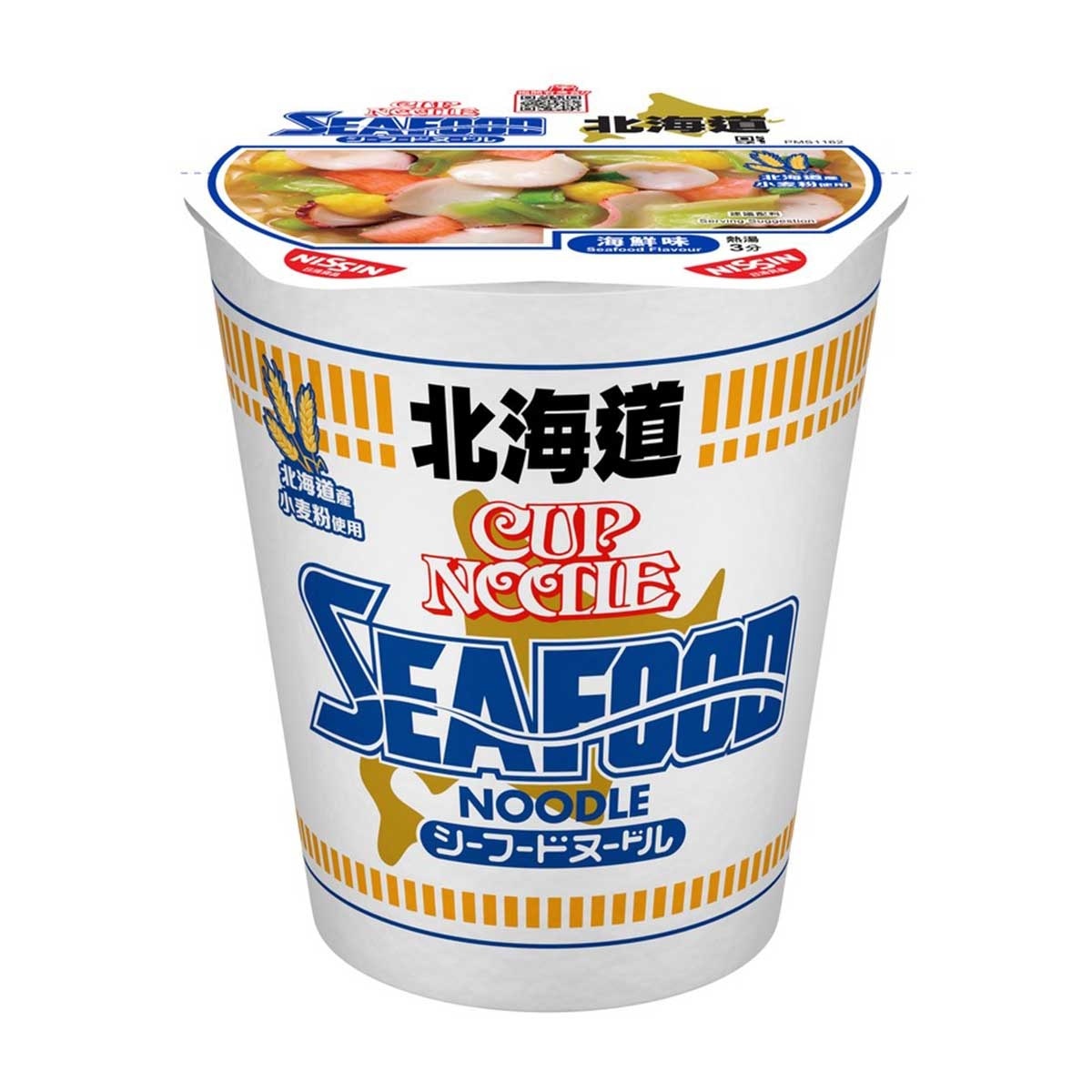 NISSIN Cup Noodle - Hokkaido Wheat Flour Seafood (Random Packaging)