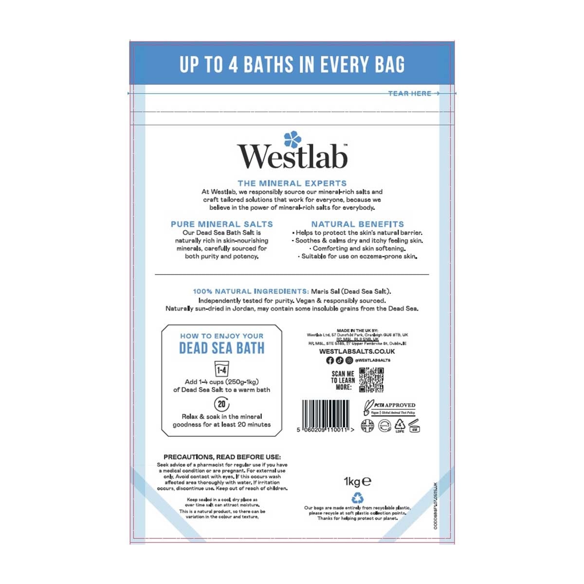 WESTLAB Dead Sea Salt