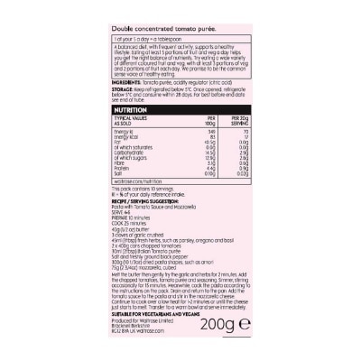 WAITROSE Italian Tomato Paste Tube