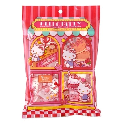 吉蒂貓 草莓夾心棉花糖