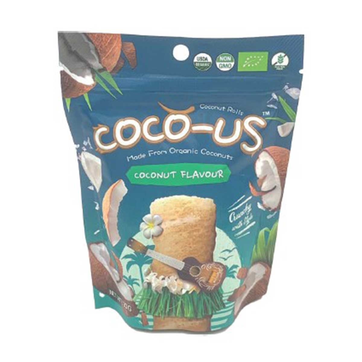 COCO-US 原味椰香威化小蛋卷—椰子味