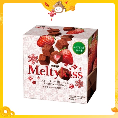 明治 雪吻士多啤梨朱古力