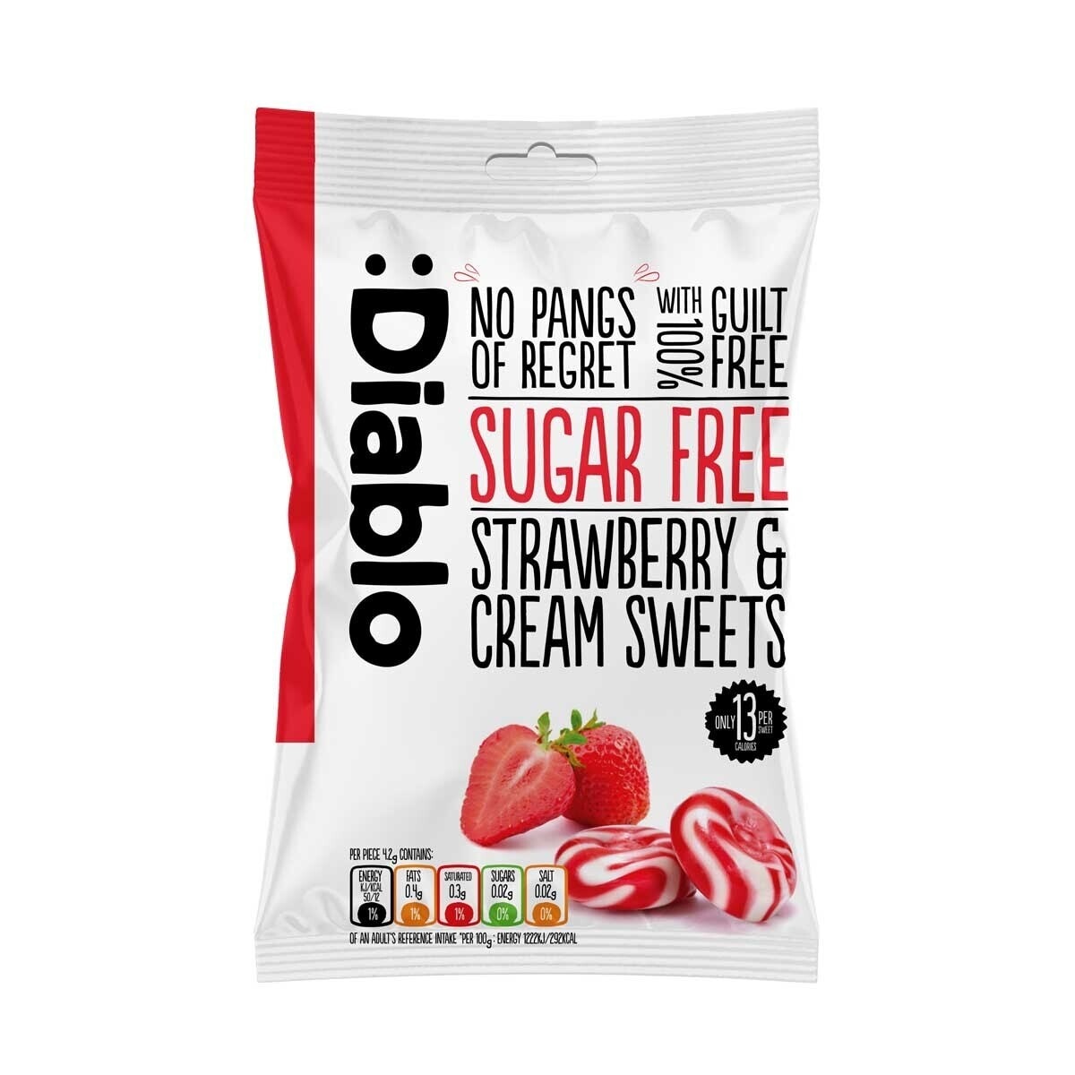 DIABLO Sugar Free Strawberry & Cream Sweets