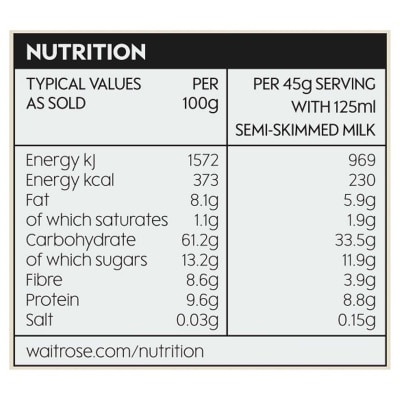 WAITROSE 有機提子杏仁穀物 image