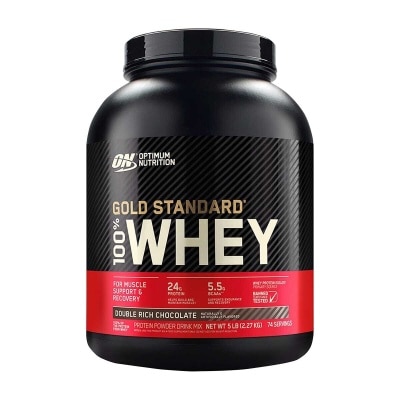 OPTIMUM NUTRITION 金裝乳清蛋白粉 5磅 - 雙重特濃朱古力